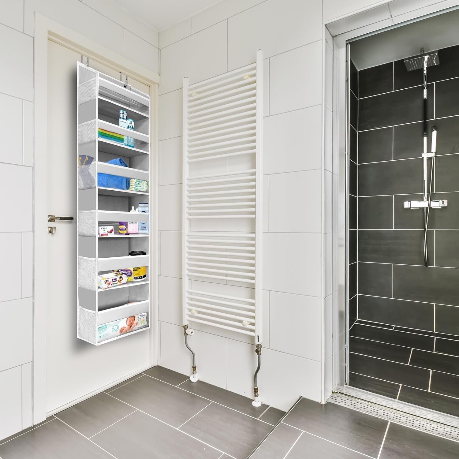 THEORY 1 PC Heavy Duty Over the Door Organizer